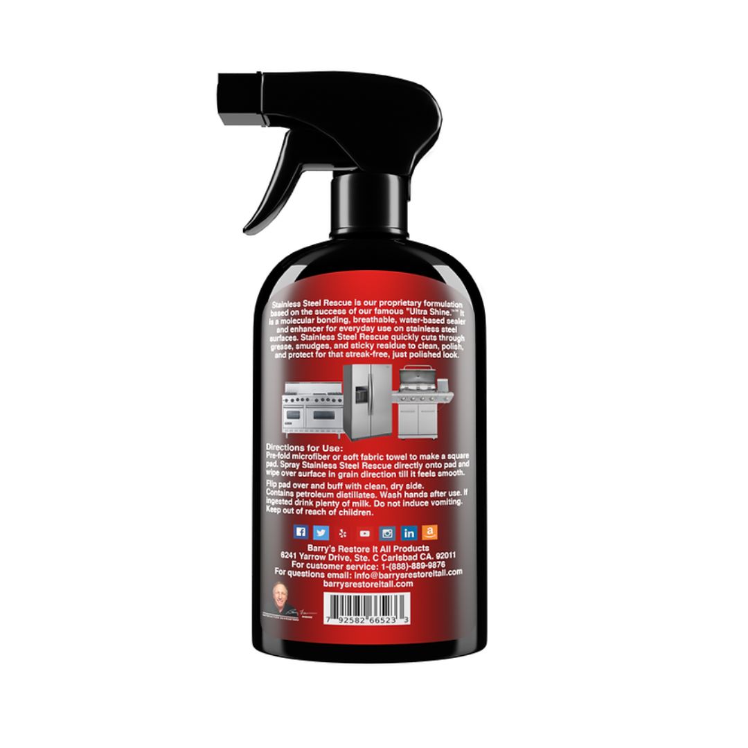 Barry's Restore It All Products Stainless Steel Rescue Spray 16oz