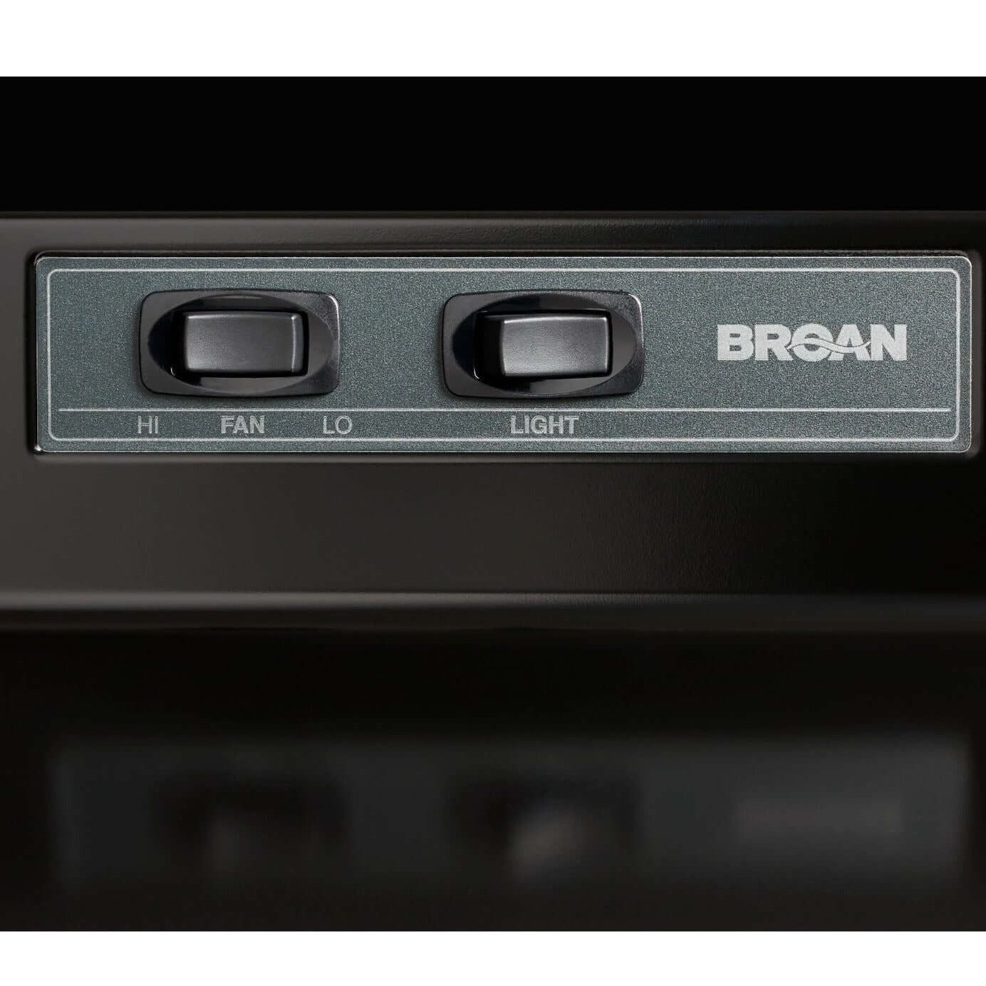Broan 40000 Series 30 in. Under-Cabinet Range Hood with Light in Black (403023)