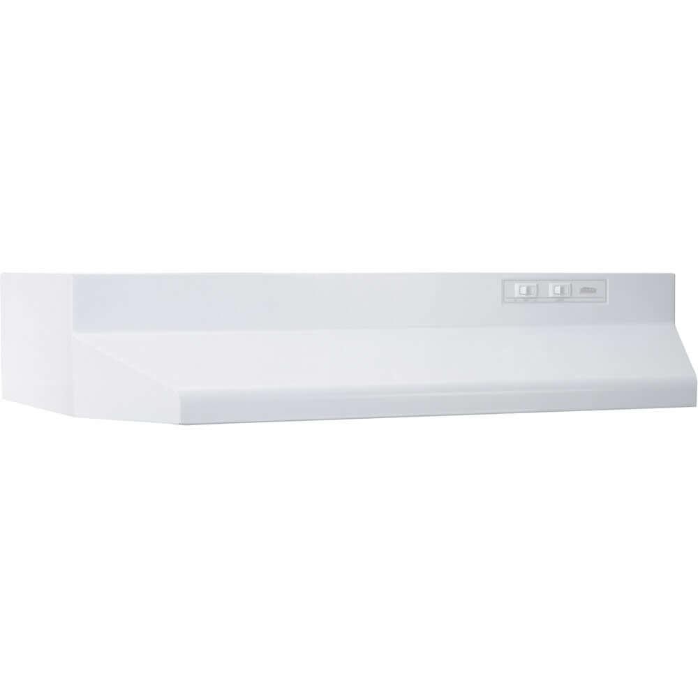 Broan-NuTone, LLC 40000 Series 24 in. Under Cabinet Range Hood with Light in Monochromatic White (402401)