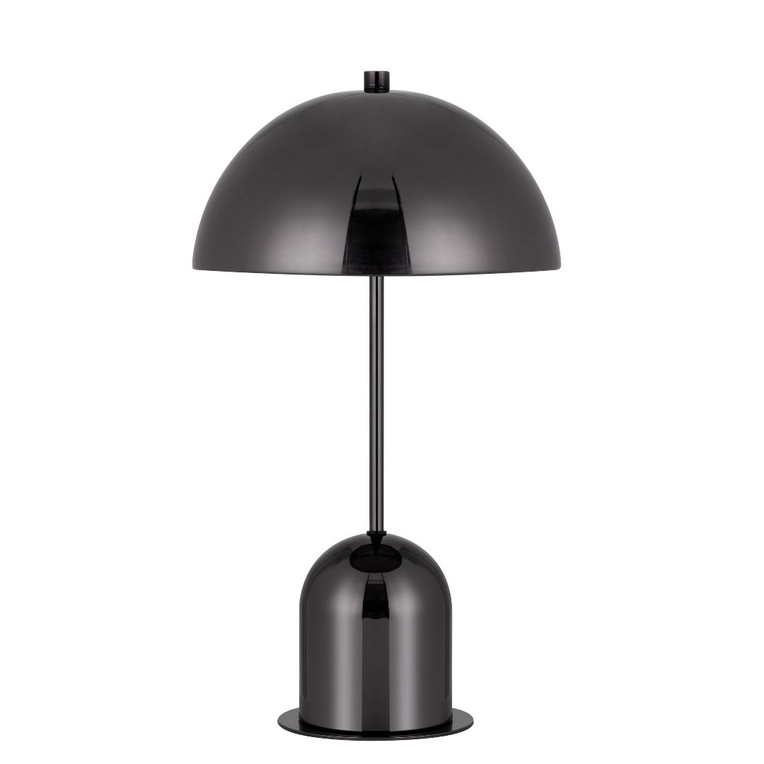 Cal Lighting 40W Peppa Metal Accent Lamp With On Off Touch Sensor Switch Gun Metal