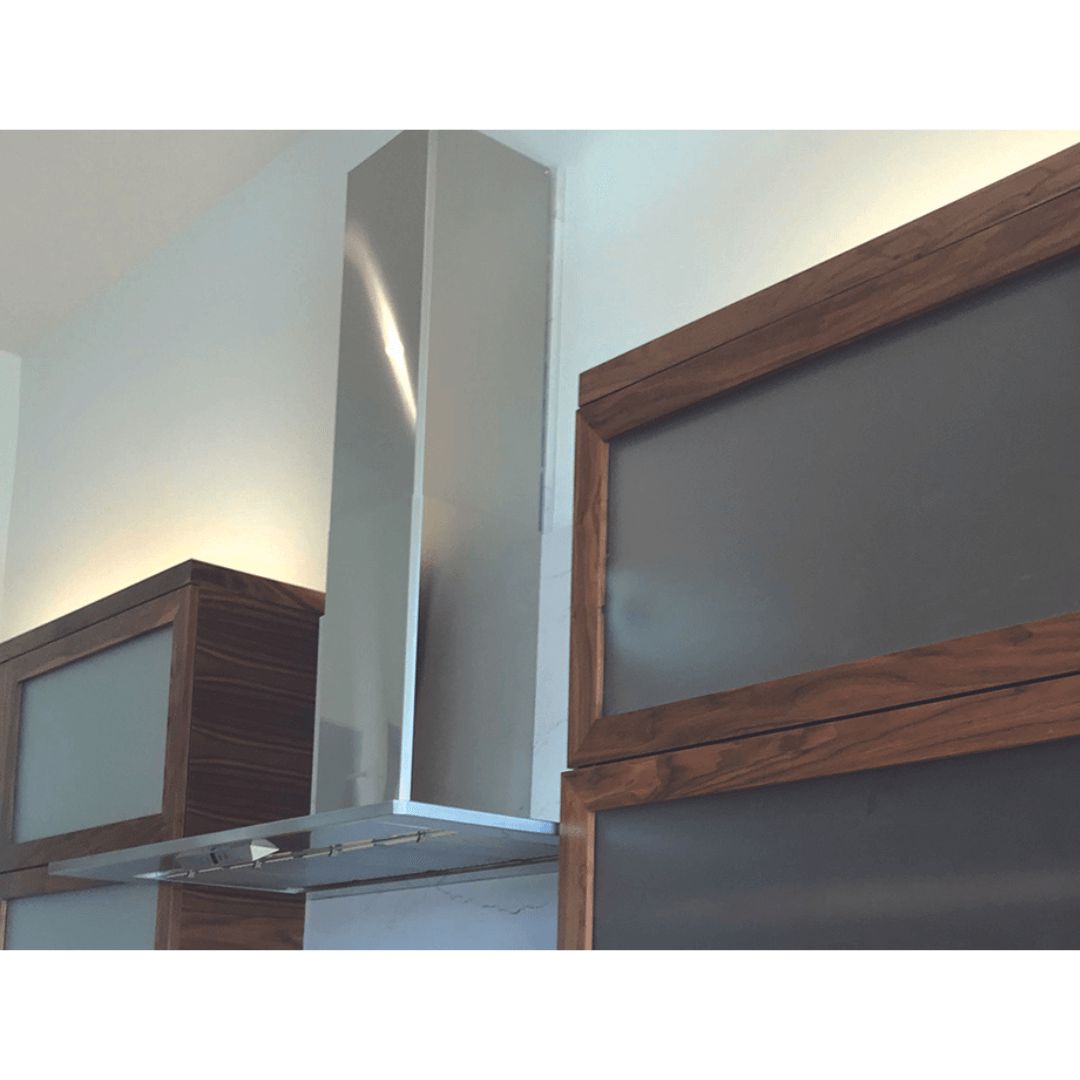 Faber Diamante Wall Mount Range Hood With Size Options In Stainless Steel 