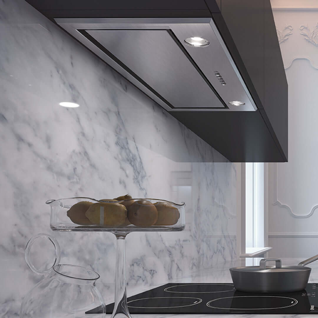 Faber Inca Lux Range Hood Insert With Size Options In Stainless Steel 