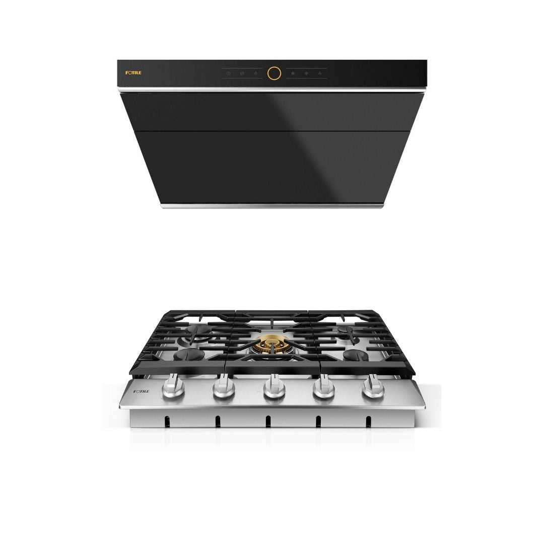 Fotile 30" 2Piece Kitchen Package Gas Cooktop and Range Hood