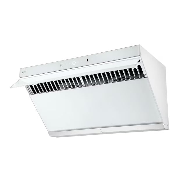Fotile Slant Vent 36" Wall Mount Range Hood White Glass (JQG9006W)