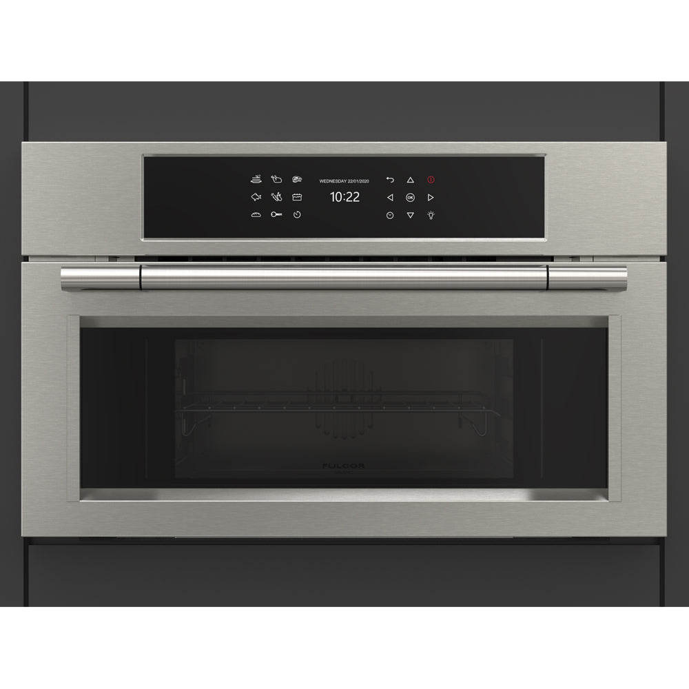Fulgor Milano 30 in. 600 Series Pro 3-in-1 Steam Multi-Level Cooking Oven with Steam, Convection, and Combi-Steam (F6PSCO30S1)-