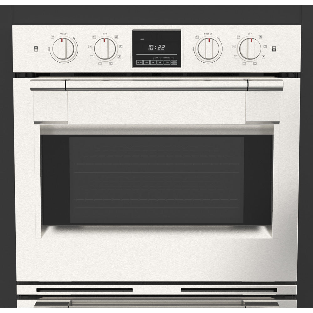 Fulgor Milano 30 in. Electric Built-in Double Wall Oven in Stainless Steel (F6PDP30S1)-