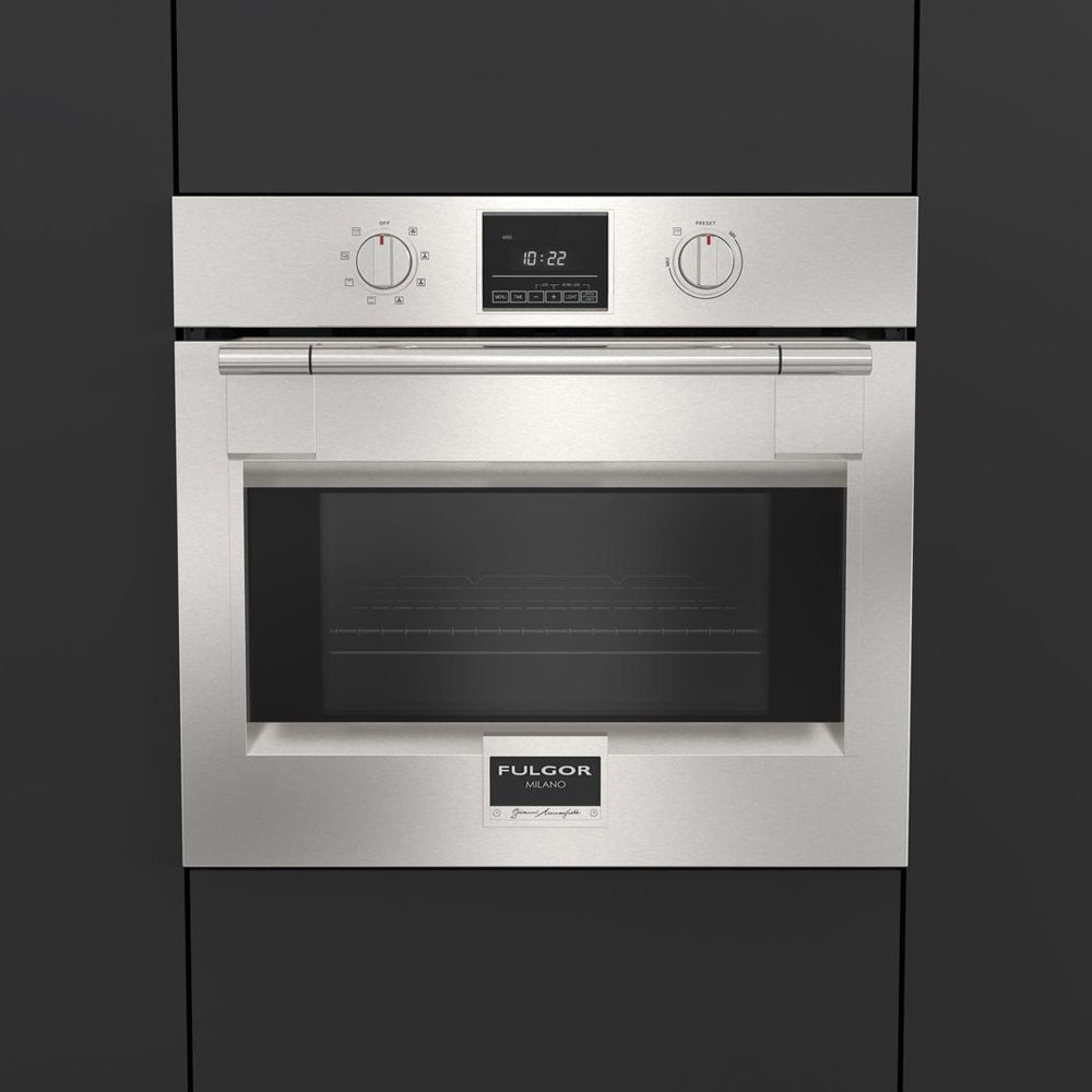 Fulgor Milano 30 in. Electric Built-in Single Wall Oven in Stainless Steel (F6PSP30S1)-