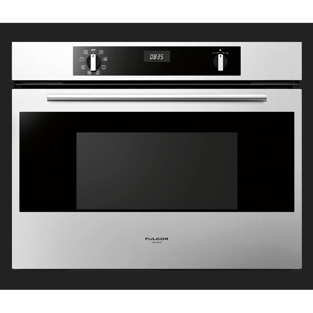 Fulgor Milano 30 in. Electric Single Wall Oven with Convection and Easy Clean in Stainless Steel (F1SP30S3)-