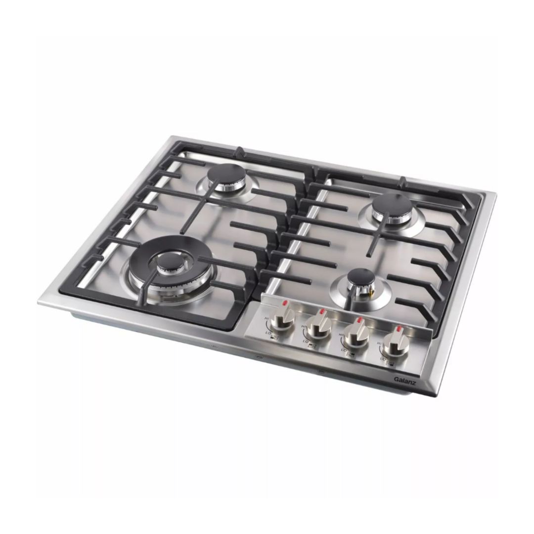 Galanz 24-In. Gas Cooktop in Stainless Steel with 15000 BTU Triple Ring Power Burner (GL1CT24AS4G)