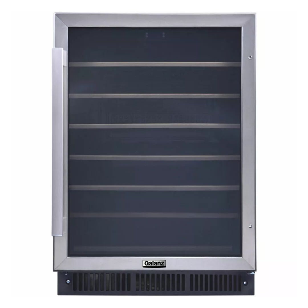 Galanz 24 in. 47-Bottle Built-In Wine Cooler in Stainless Steel (GLW57MS2B16)