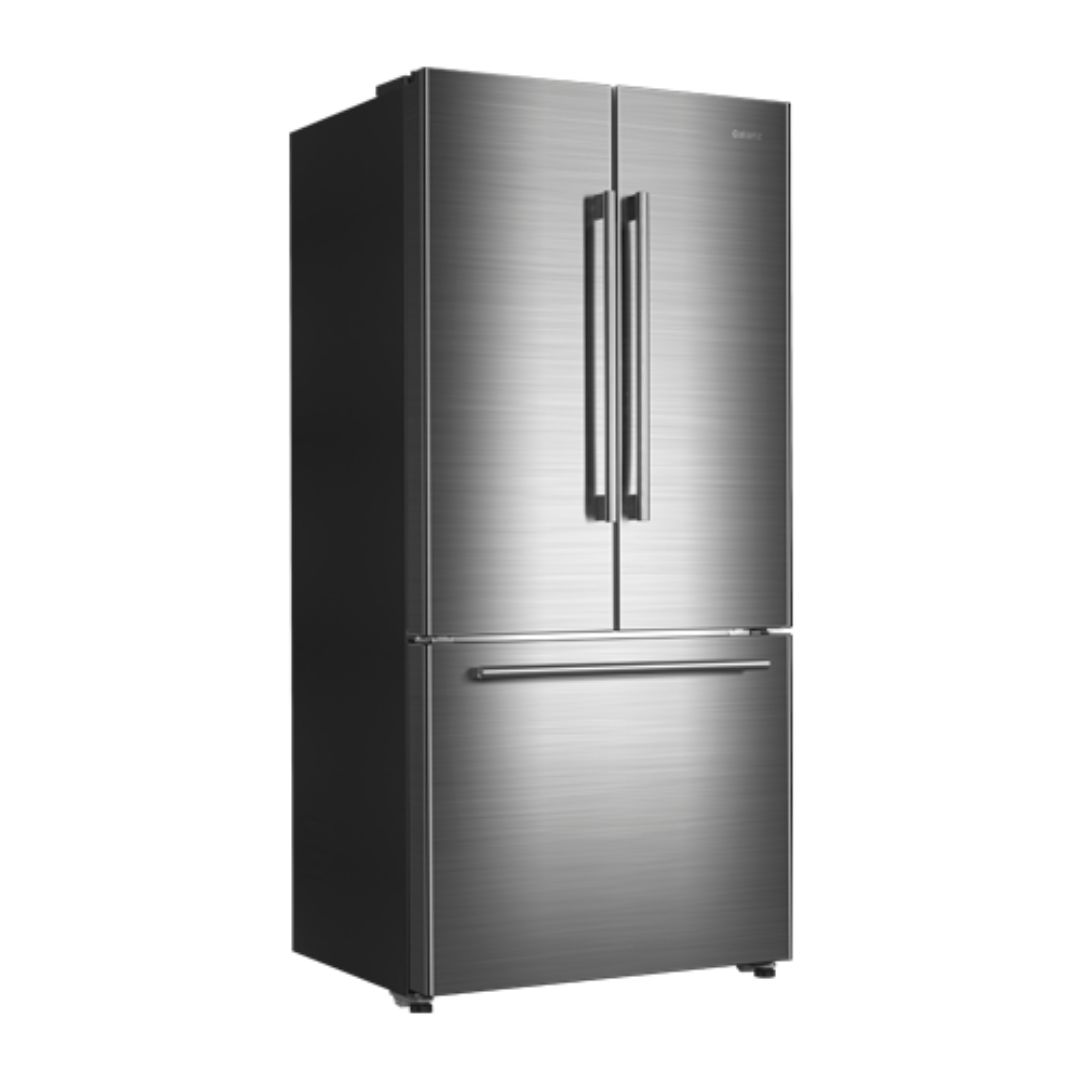 Galanz 33 in. 18-Cu. Ft Counter Depth 3-Door French Door Refrigerator In Stainless (GLR18FS5S16) 