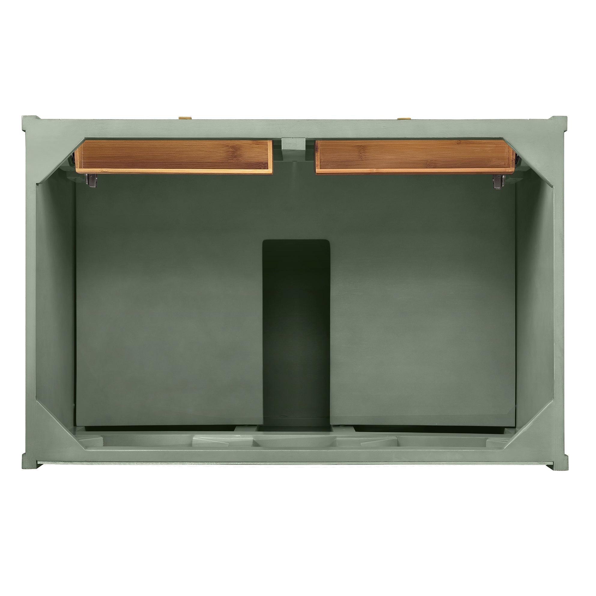 James Martin Vanities Chicago Collection 36 in. Single Vanity in Smokey Celadon, Cabinet Only