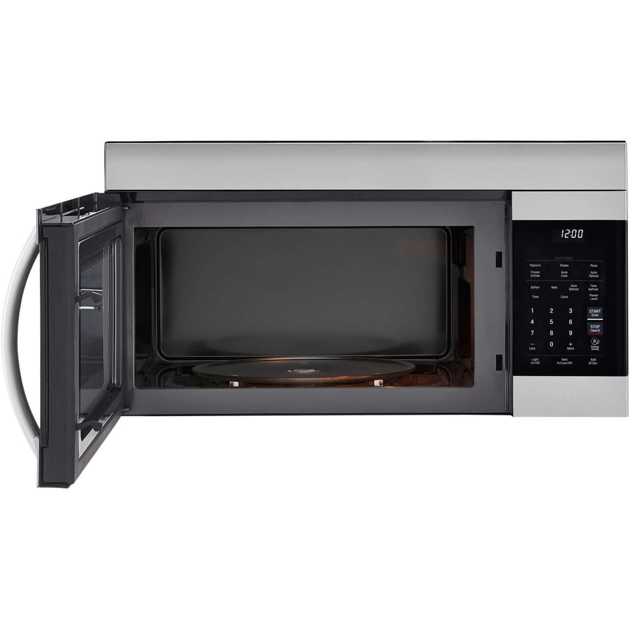 LG 30 in. 1.7-Cu. Ft. Over-the-Range Microwave Oven with Easy Clean in Stainless Steel (LMV1764ST)