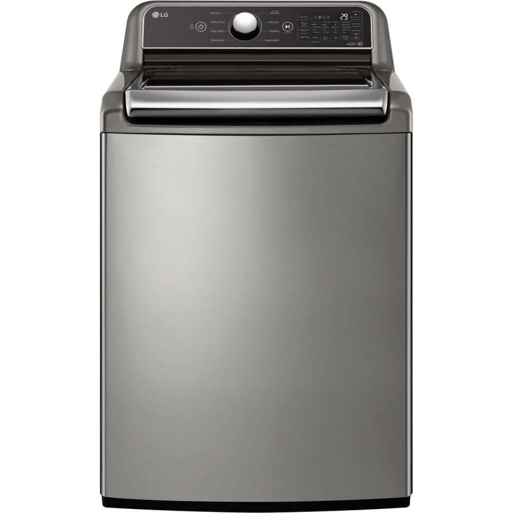LG 5.5-Cu. Ft. Mega Capacity Smart wi-fi Enabled Top Load Washer with TurboWash3D Technology in Graphite Steel (WT7400CV)