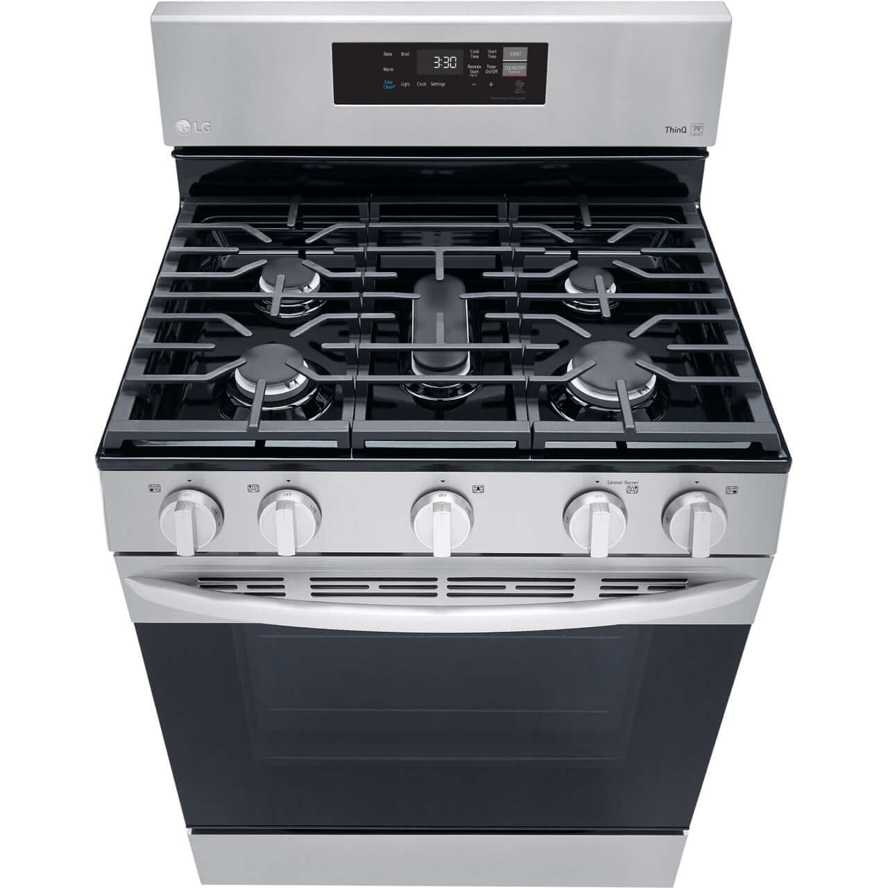 LG 5.8-Cu. Ft. Gas Smart Range with EasyClean, Stainless Steel (LRGL5821S)