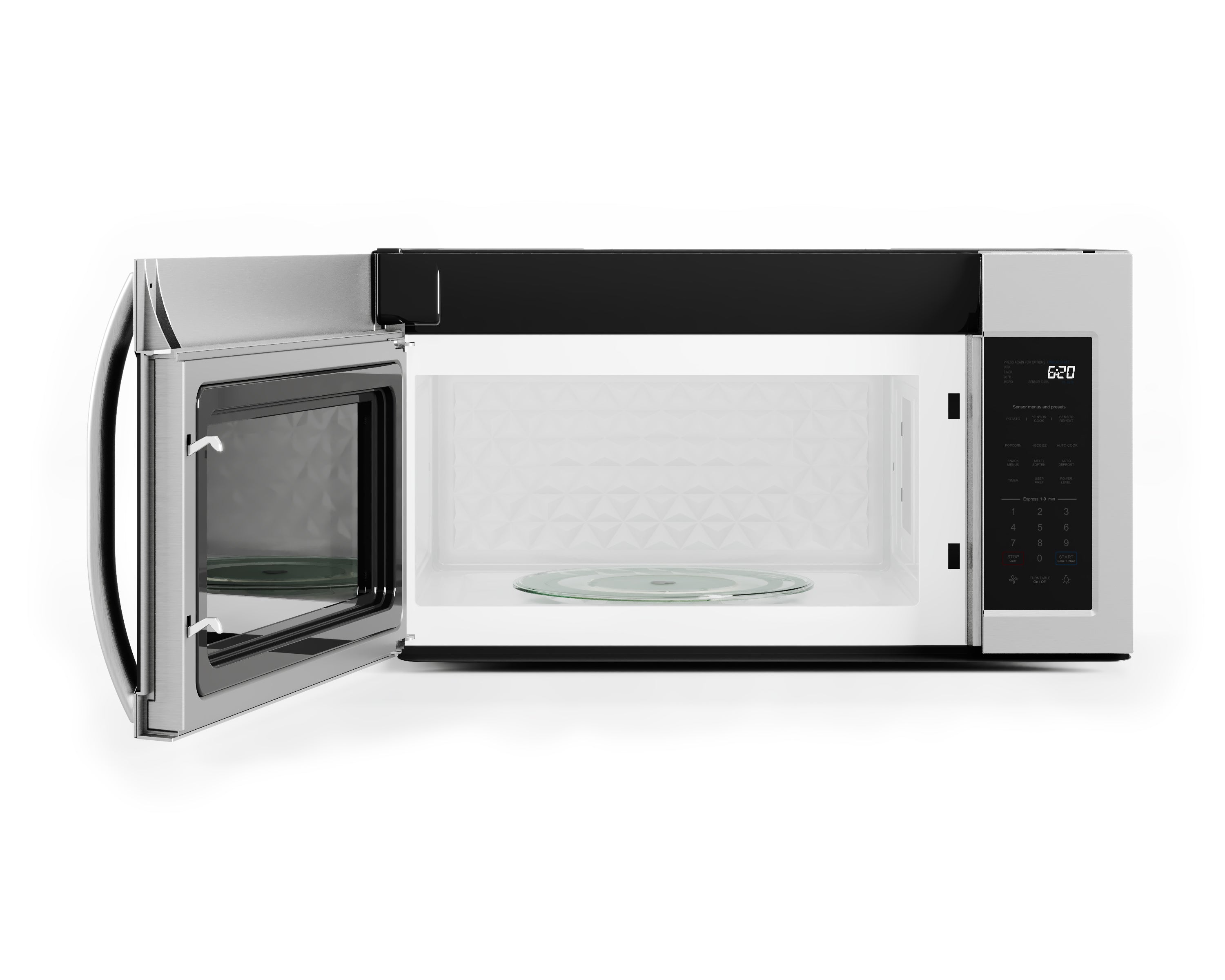 Midea 1.9 Cu. Ft. Over-the-Range Microwave in Stainless Steel (MMO19S3AST)