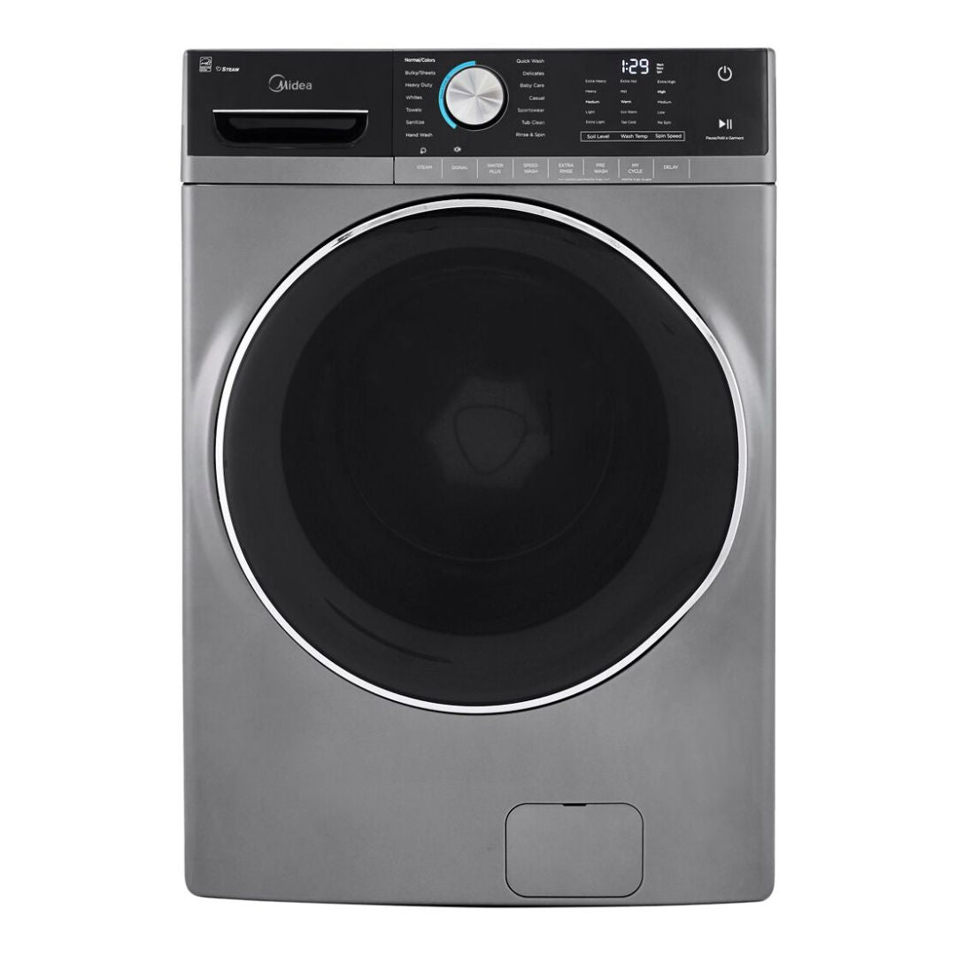 Midea 5.2 Cu. Ft. Front Load Washer With Color Options (MLH52S7AGS)