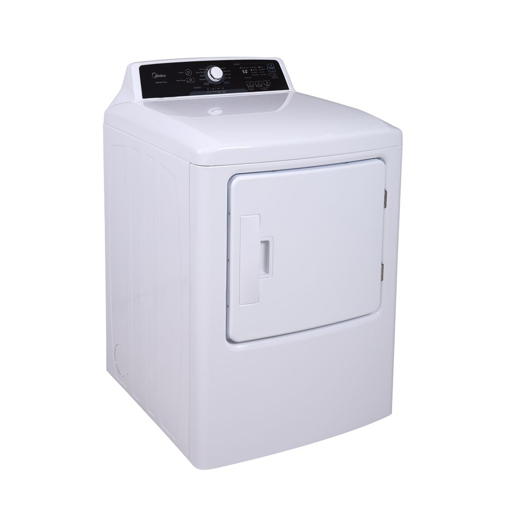 Midea 6.7 cu. ft. Impeller Front Load Electric Dryer in White (MLE41N1AWW)
