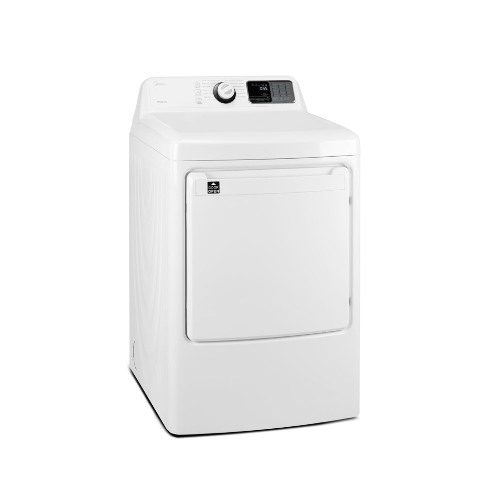 Midea 7.5 Cu. Ft. Front Load Gas Dryer in White (MLG45N1BWW)