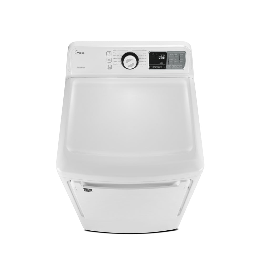 Midea 7.5 Cu. Ft. Front Load Gas Dryer in White (MLG45N1BWW)
