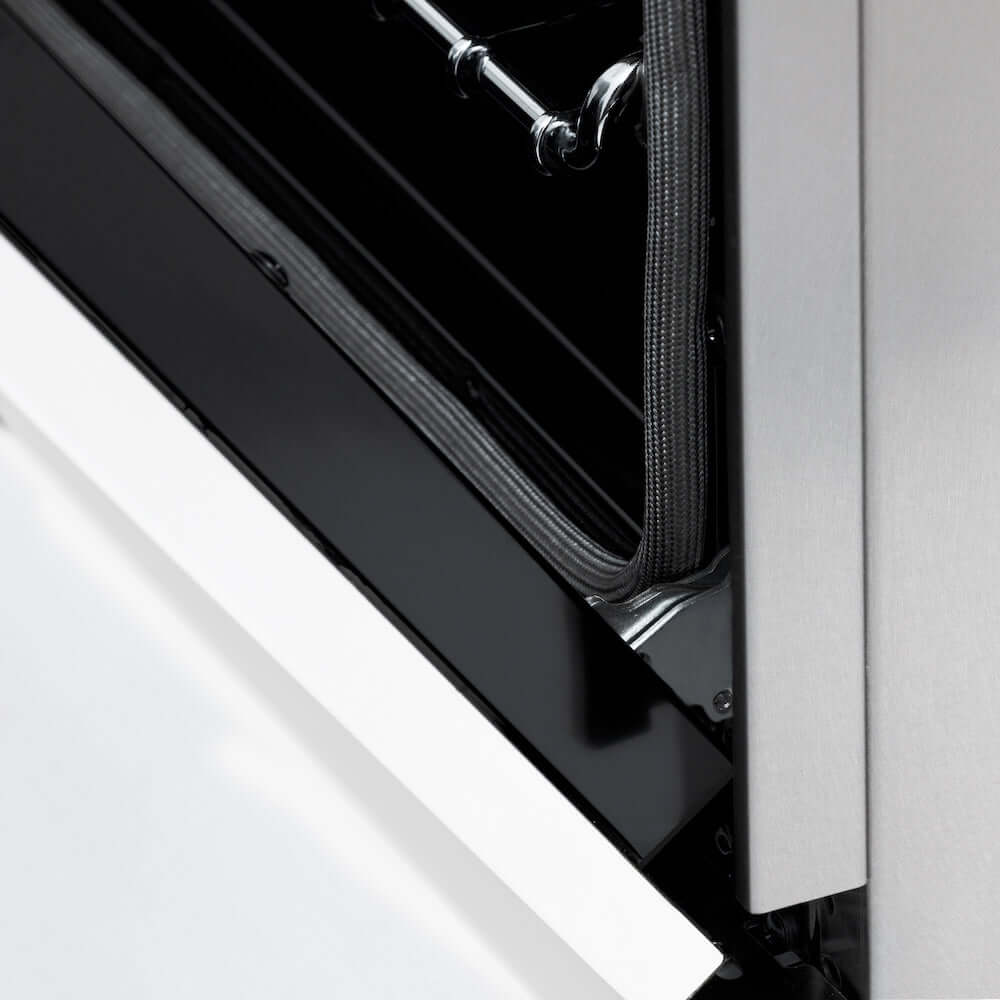 Stay Put hinges on ZLINE oven door.