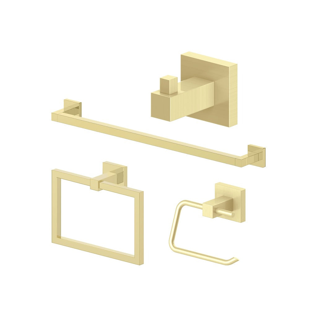 ZLINE Bliss Bathroom Accessories Package in Polished Gold
