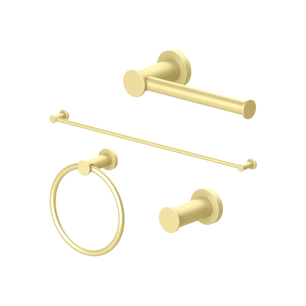 ZLINE Emerald Bay Bathroom Accessories Package in Polished Gold
