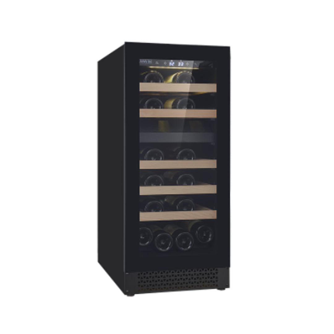 Cavavin Vinoa Collection - 15 in. Wine Cooler in Black - 24 Bottle (V-024WDZFG)