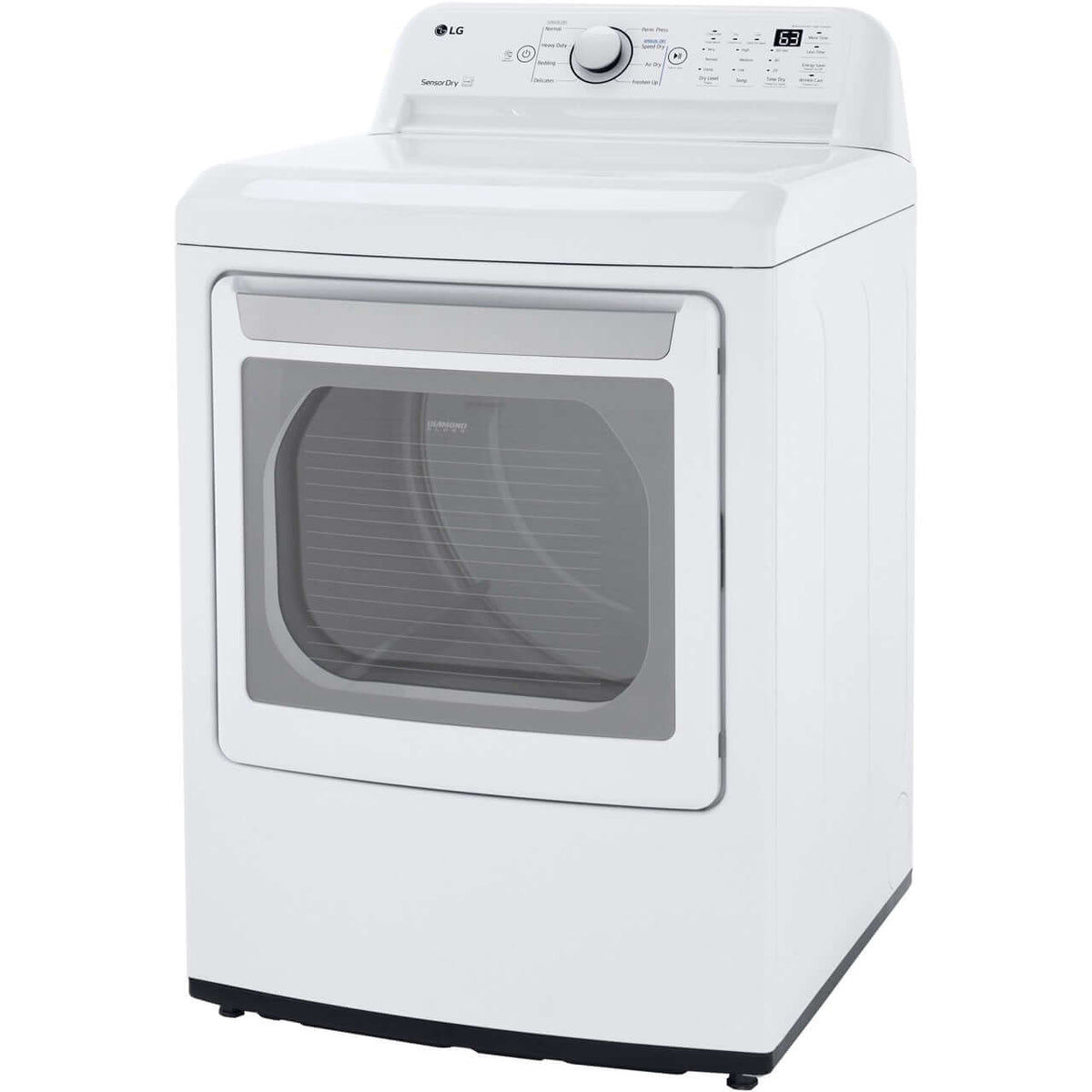 LG 7.3Cu. Ft. Ultra Large Capacity Gas Dryer with Sensor Dry (DLG7151W)