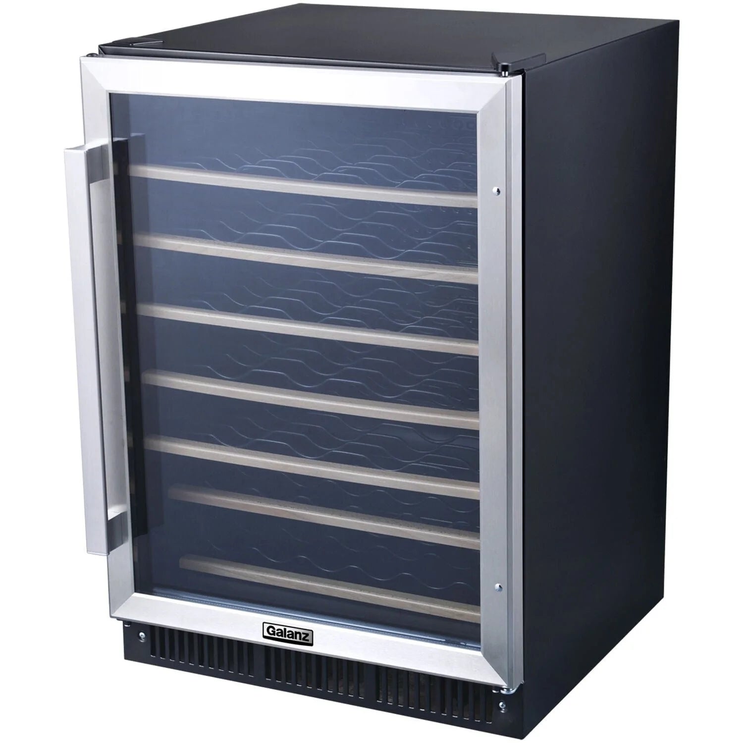 Galanz 24 in. 47-Bottle Built-In Wine Cooler in Stainless Steel (GLW57MS2B16)