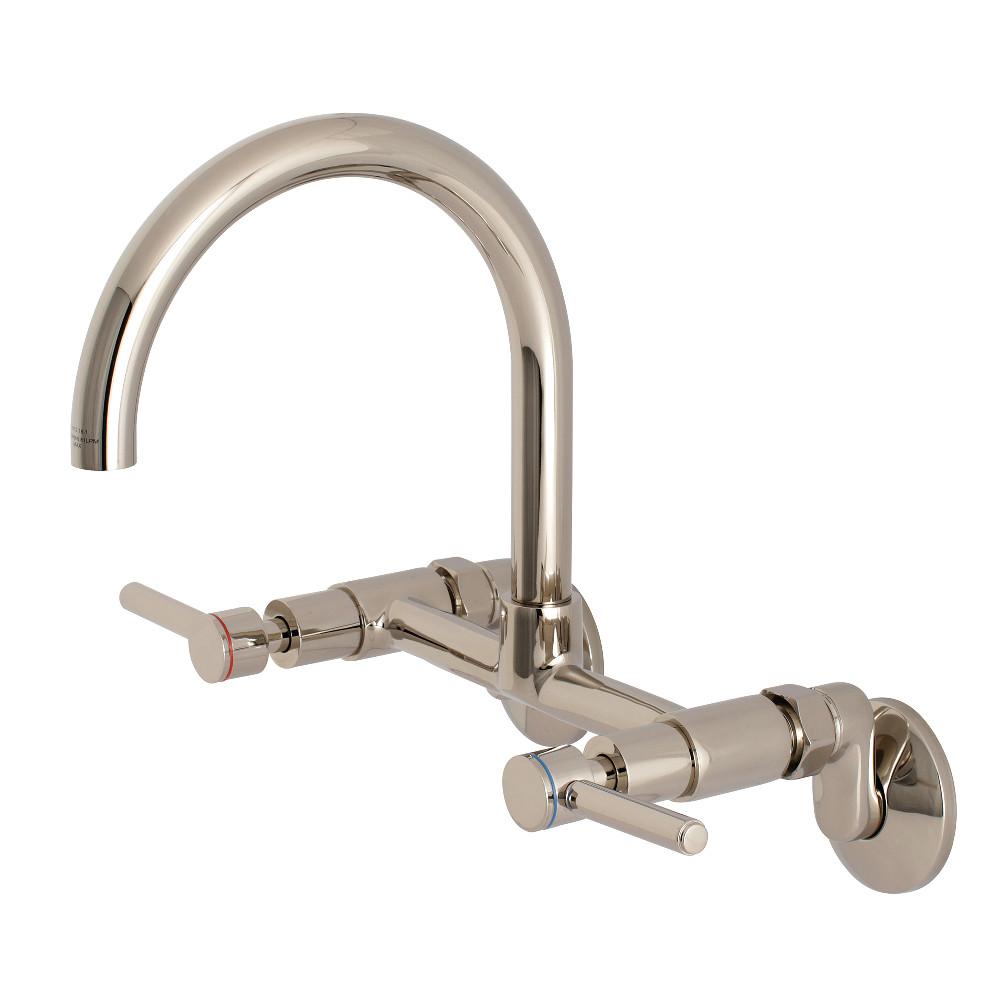 Kingston Brass Concord 8-Inch Adjustable Center Wall Mount Kitchen Faucet - Rustic Kitchen & Bath - Kitchen Faucet - Kingston Brass