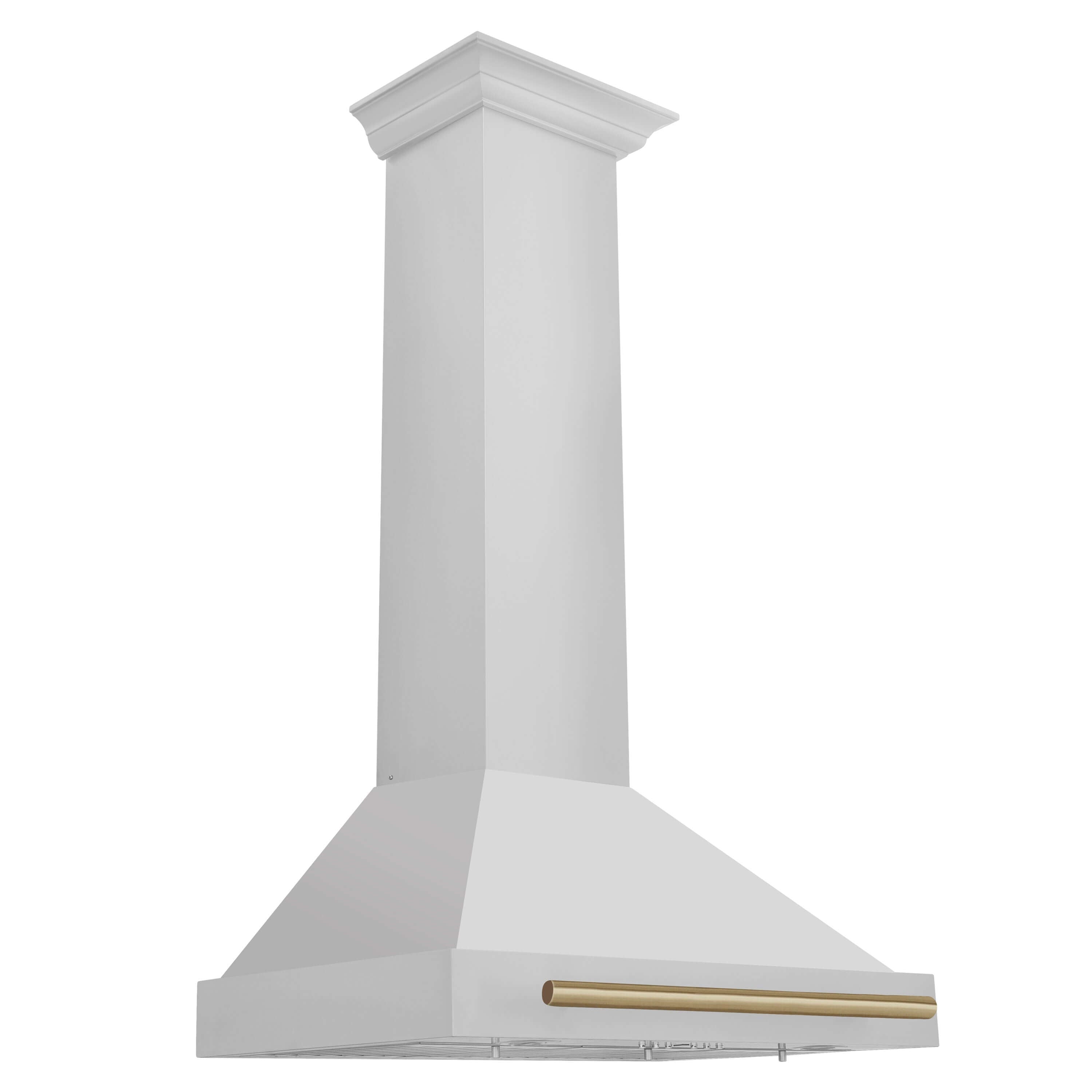 ZLINE Autograph Edition 30 in. Stainless Steel Range Hood with Stainless Steel Shell and Accents (KB4STZ-30) Stainless Steel with Champagne Bronze Accents