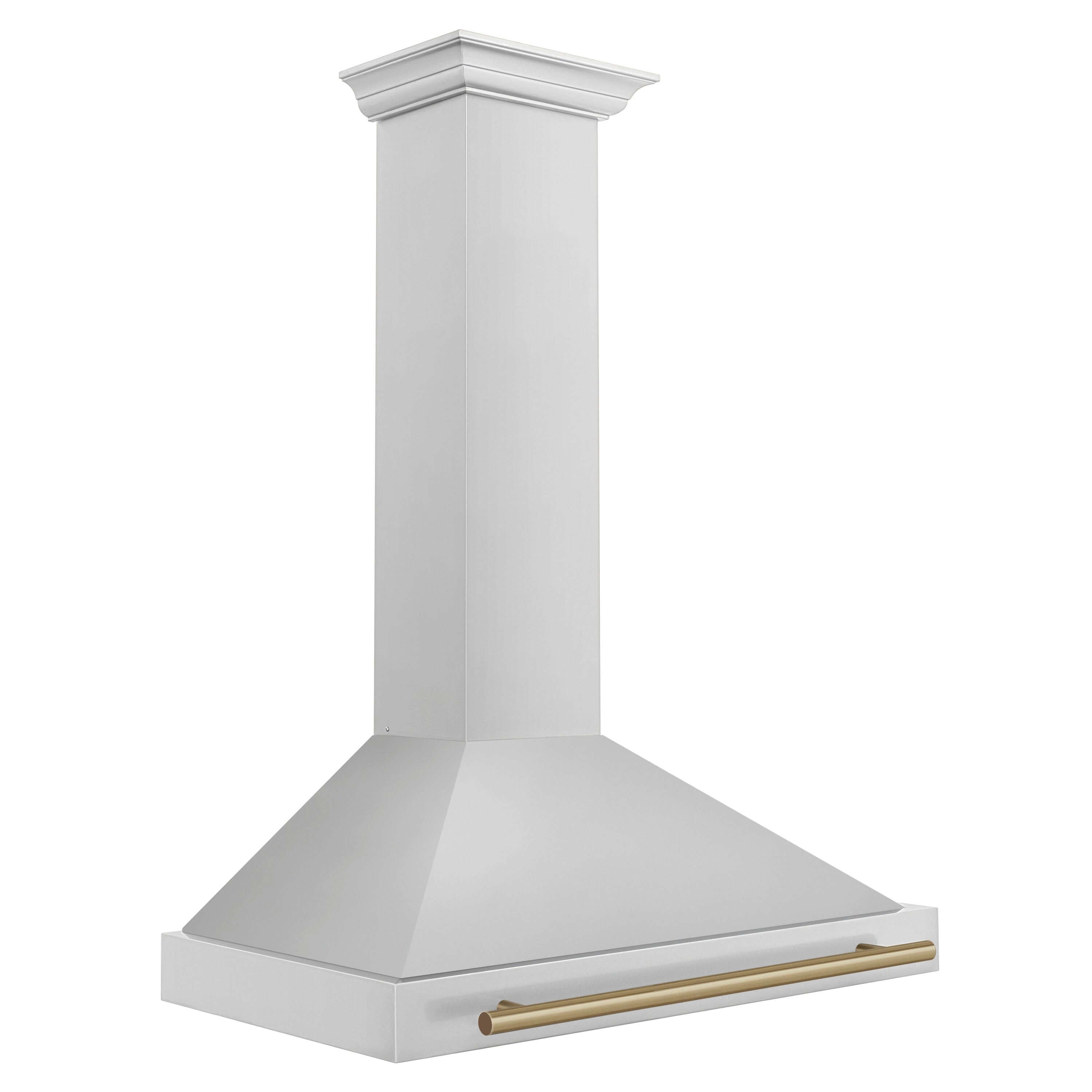 ZLINE Autograph Edition 36 in. Stainless Steel Range Hood with Stainless Steel Shell and Accents (KB4STZ-36) side.