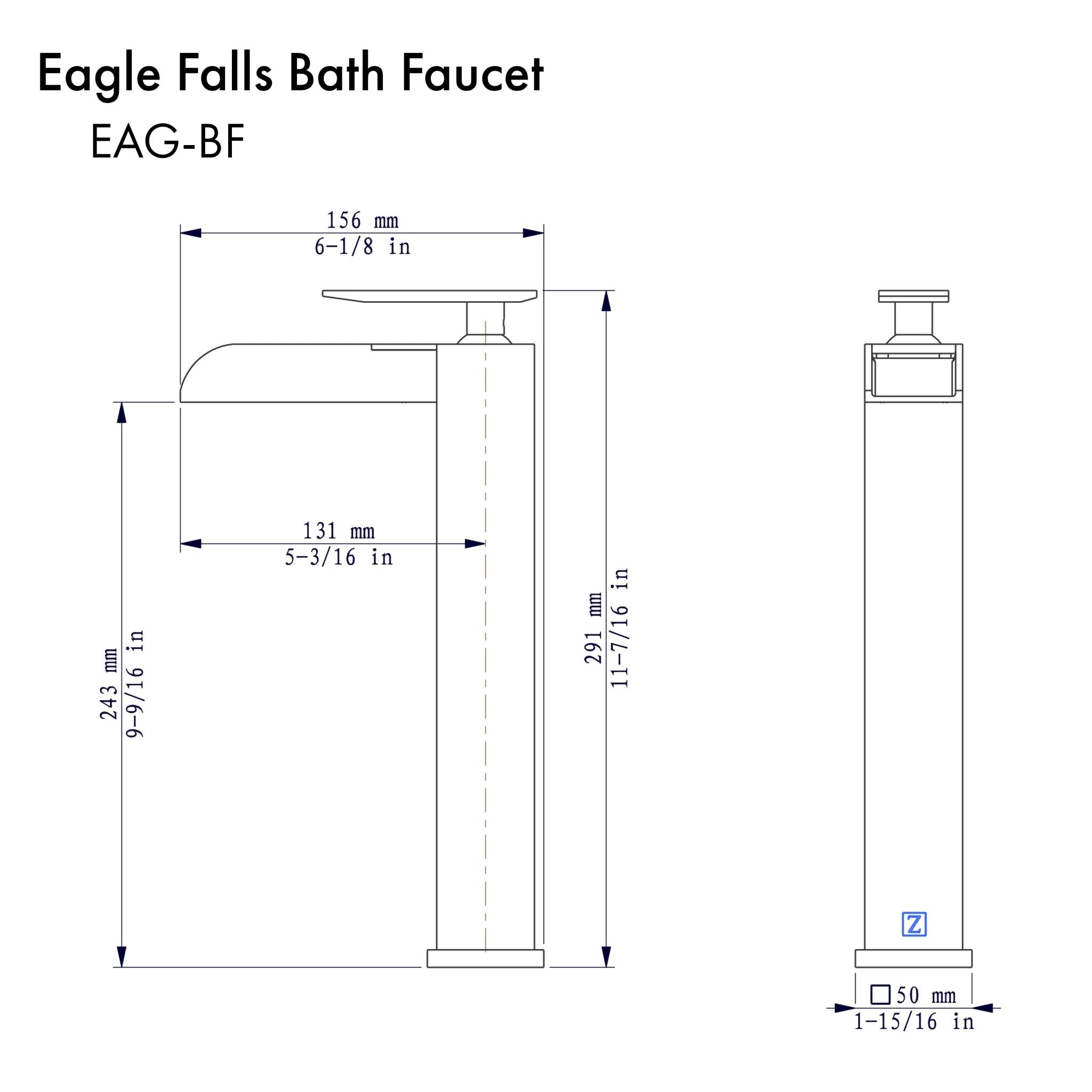 ZLINE Eagle Falls Bath Faucet (EAG-BF) - Rustic Kitchen & Bath - Faucets - ZLINE Kitchen and Bath
