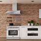 KOSTCH 36 in. 1000 CFM Convertible Wall Mount Range Hood with LED Lights in Stainless Steel (KOS-36RH06H)