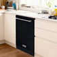 KOSTCH 24 in. Top Control Tall Tub Built-In Dishwasher with 3rd Rack in Stainless Steel with Black Door, 47dBA (KOS-24DWH06H-B)