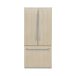 ZLINE 36 in. 19.6 cu. ft. Panel Ready French Door Built-In Bottom Freezer Refrigerator with Water Dispenser and Ice Maker, Open Box-Great Condition