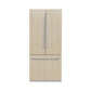 ZLINE 36 in. 19.6 cu. ft. Panel Ready French Door Built-In Bottom Freezer Refrigerator with Water Dispenser and Ice Maker, Open Box-Good Condition