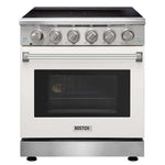 KOSTCH 30 in. Electric Range with 4.55 cu. ft. True Convection Oven in Stainless Steel with White Oven Door (KOS-30RE06H-W)