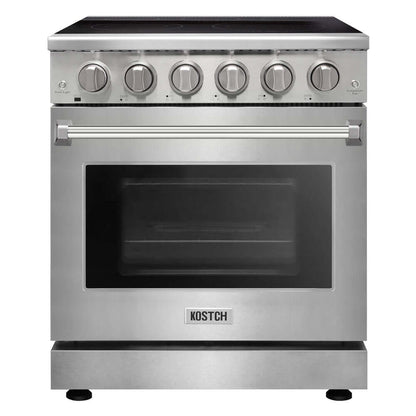 KOSTCH 30 in. Electric Range with 4.55 cu. ft. True Convection Oven in Stainless Steel (KOS-30RE06H-S)