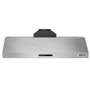 KOSTCH 48 in. 1000 CFM Convertible Wall Mount Range Hood with LED Lights in Stainless Steel (KOS-48RH06H) main image.
