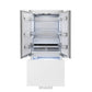 ZLINE 36 in. 19.6 cu. ft. Panel Ready French Door Built-In Bottom Freezer Refrigerator with Water Dispenser and Ice Maker, Open Box-Good Condition
