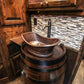Premier Copper 20 in. Bathtub Vessel Hammered Copper Sink