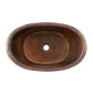 Premier Copper 20 in. Bathtub Vessel Hammered Copper Sink