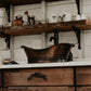 Premier Copper 20 in. Bathtub Vessel Hammered Copper Sink