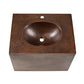 Premier Copper 24 in. Single Sink Hand-Hammered Copper Wall Mount Vanity with Single Faucet Hole