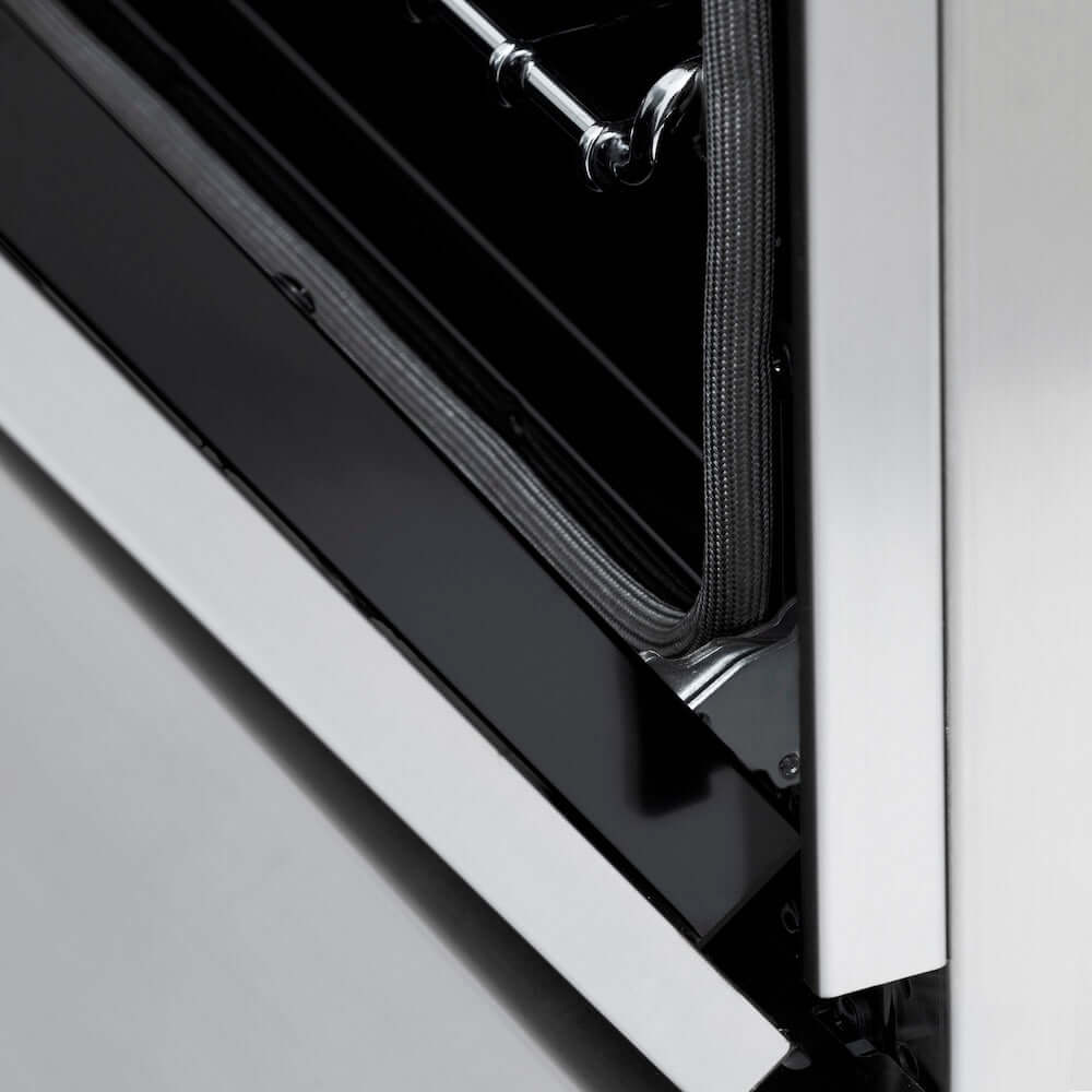 ZLINE Autograph Edition 36 in. 4.6 cu. ft. Legacy Dual Fuel Range with 6 Burner Gas Cooktop and Electric Convection Oven in Stainless Steel and Champagne Bronze Accents, Open Box-Great Condition