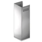 ZLINE 2-36 in. Chimney Extensions for 10 ft. to 12 ft. Ceilings (2PCEXT-8654ST) dimensional diagram.