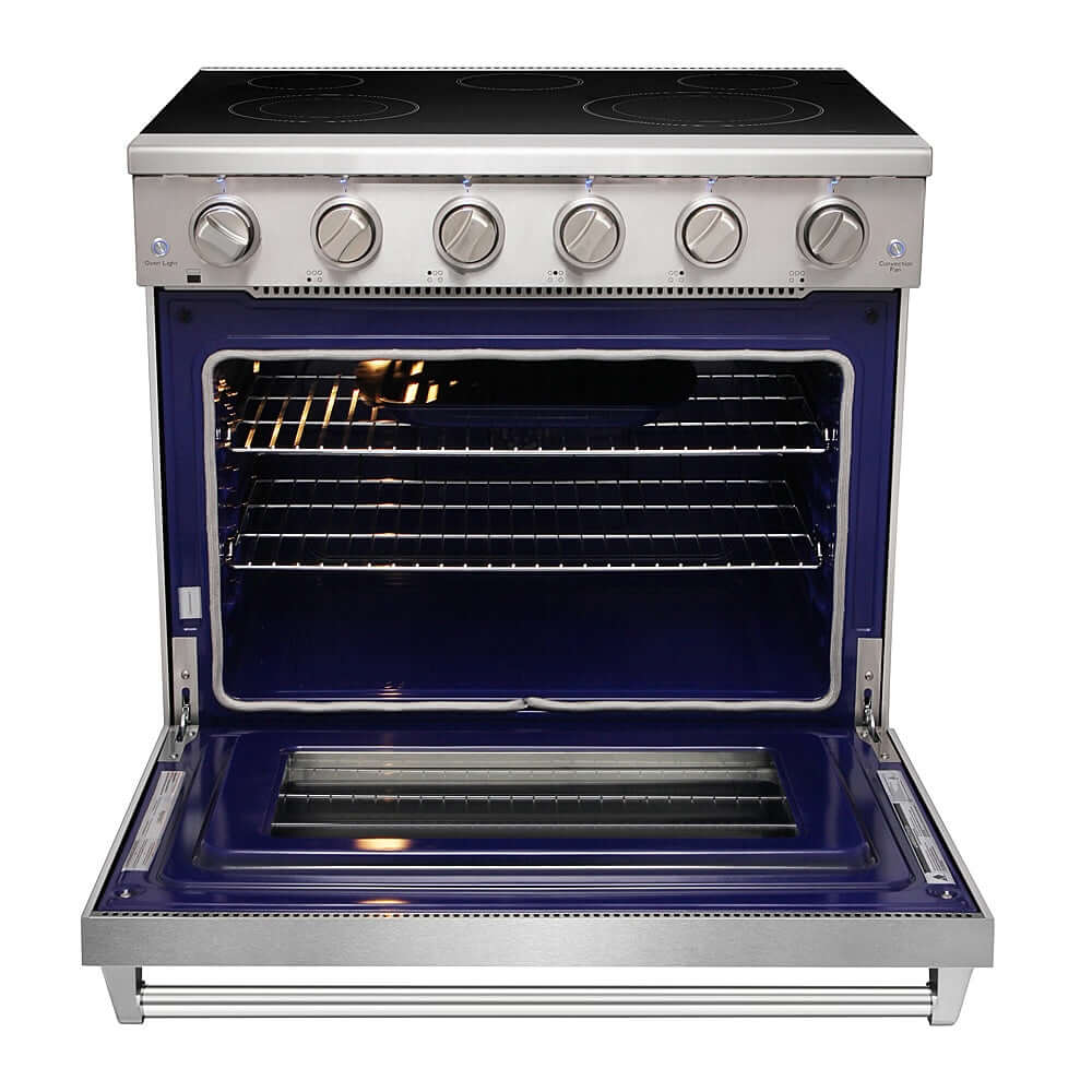 KOSTCH 36 in. Electric Range with 6.0 cu. ft. True Convection Oven in Stainless Steel (KOS-36RE06H-S)