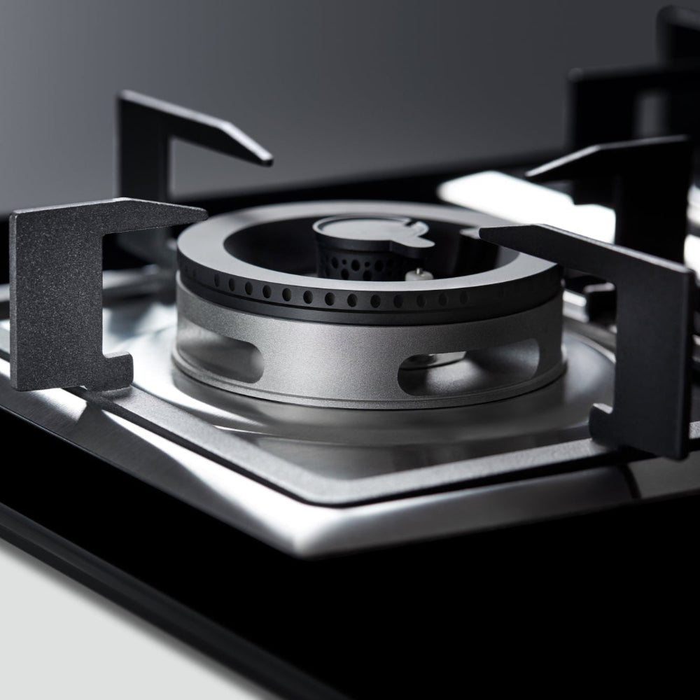 Fotile EPS Series 34 in. Cooktop with 3 Sealed Burners in Black Tempered Glass (GAG86309)